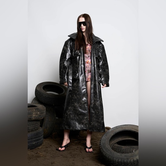 Namilia UNDERCOVER LEATHER COAT - Picture 4 of 6